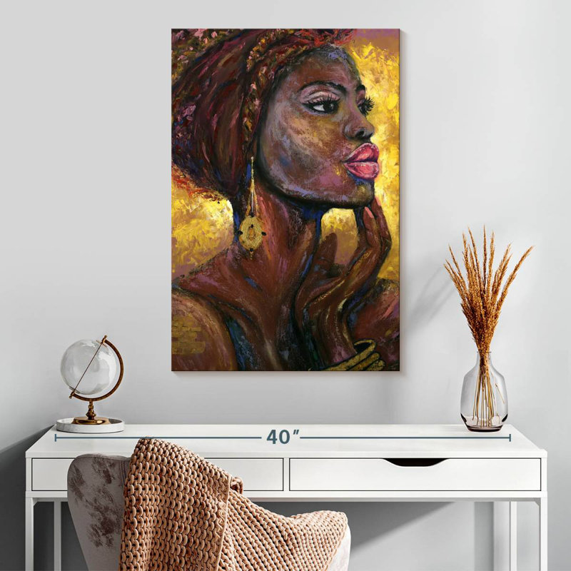 Leisha tribal africain, H 30 po x l 20 po