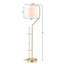 Lampe sur pied angulaire en métal