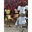 Statue d'ours - Chrome - XXXL-457590019-460226814