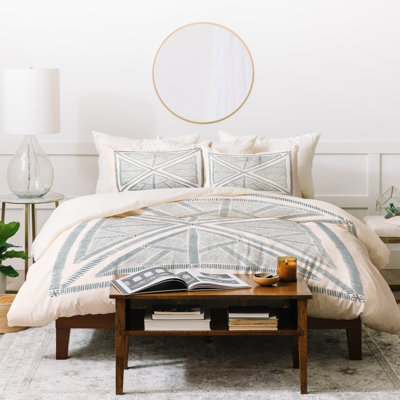 Eclectic Geometric Shapes Duvet Cover