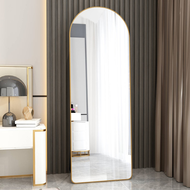Miroir de plancher pleine grandeur en alliage d'aluminium Orin