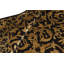 Hand-Knotted High-Quality Black and Gold Area Rug