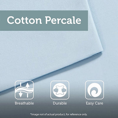 Literie 3 pièces en coton à motif floral cottage, format King/Cal King