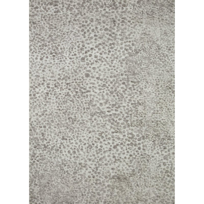 Crispin Silver Ivory Abstract Rug