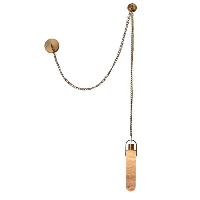 Flint 1 LT Winter Brass Pendant Kalco