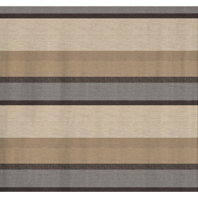 Menorca Room Darkening Curtain Single Panel, 132 W x 245 D cm, Beige