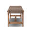 Banc d'extérieur Moxie - tissé texturé foncé