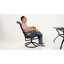 4pcs Swivel Patio Dining Chairs Sling Chairs