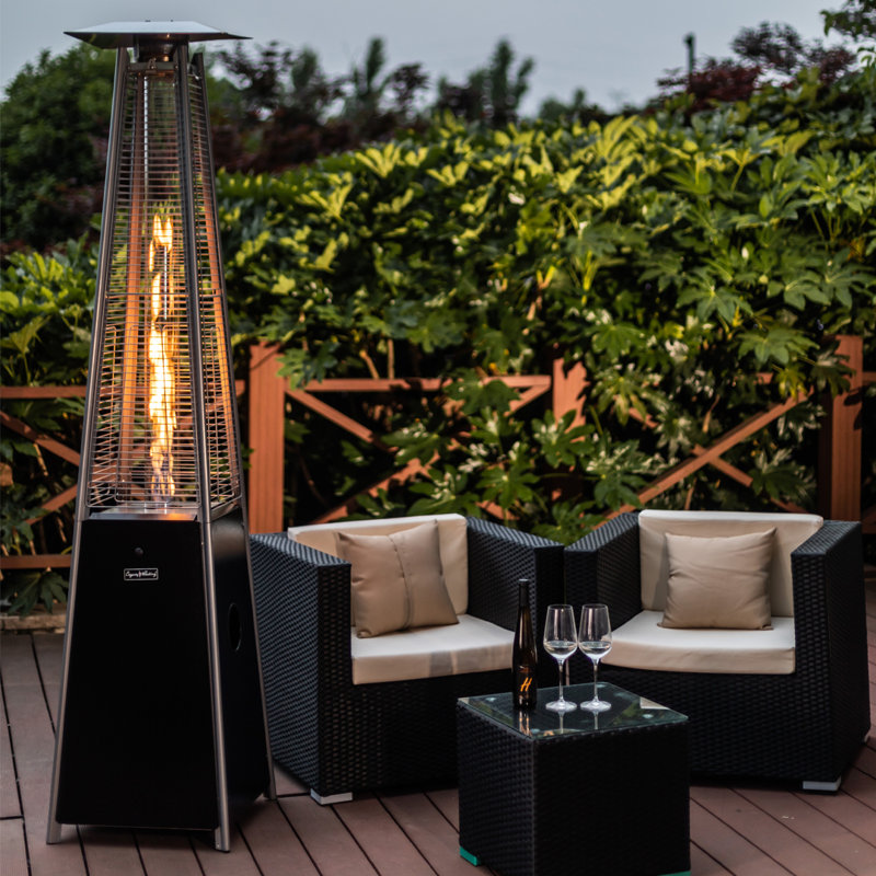 Chauffe-terrasse au propane 40 000 BTU Ruley, Moka