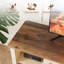 Meuble télé Rustic Farmhouse de 58 po pour téléviseur de 65 po ou moins, centre de divertissement en bois massif avec portes en verre, rangement réglable, centre de chargement intégré et éclairage à DEL intelligent-640610779