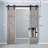 Classic Design Sliding Standard Double Barn Door Hardware Kit (Not Include Door)-63065862