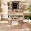 Ensemble de coiffeuse avec miroir Glam-1033398760