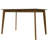 Deatsville Modern Walnut Wood 47 In. Flared Base Dining Table - Seats 4