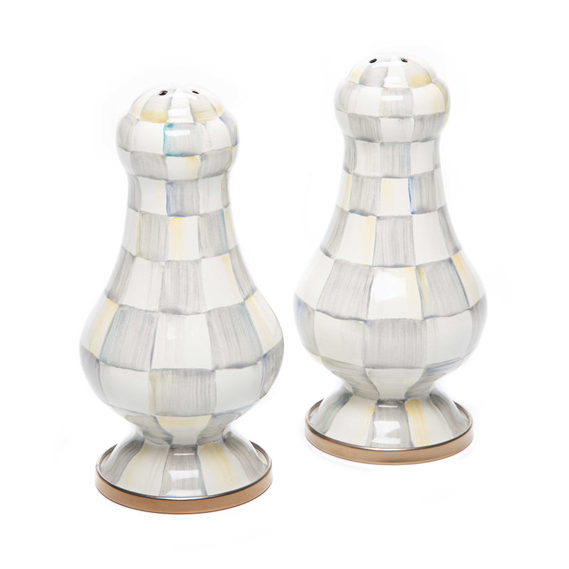 Sterling Check® Large Salt & Pepper Shakers