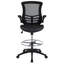 Chaise de dessinateur en polyester / mélange de polyester H 50,75 po x l 24,5 po x P 25,5 po-1310716714