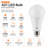 Euri Lighting A21 LED Bulb, 22W, 2550 lm, 150W Eq., 4000K, E26, Dimmable, UL-50967357
