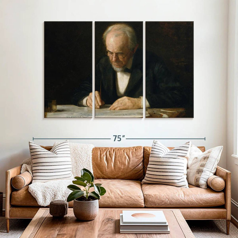 Senne The Writing Master, 28" H x 45" W