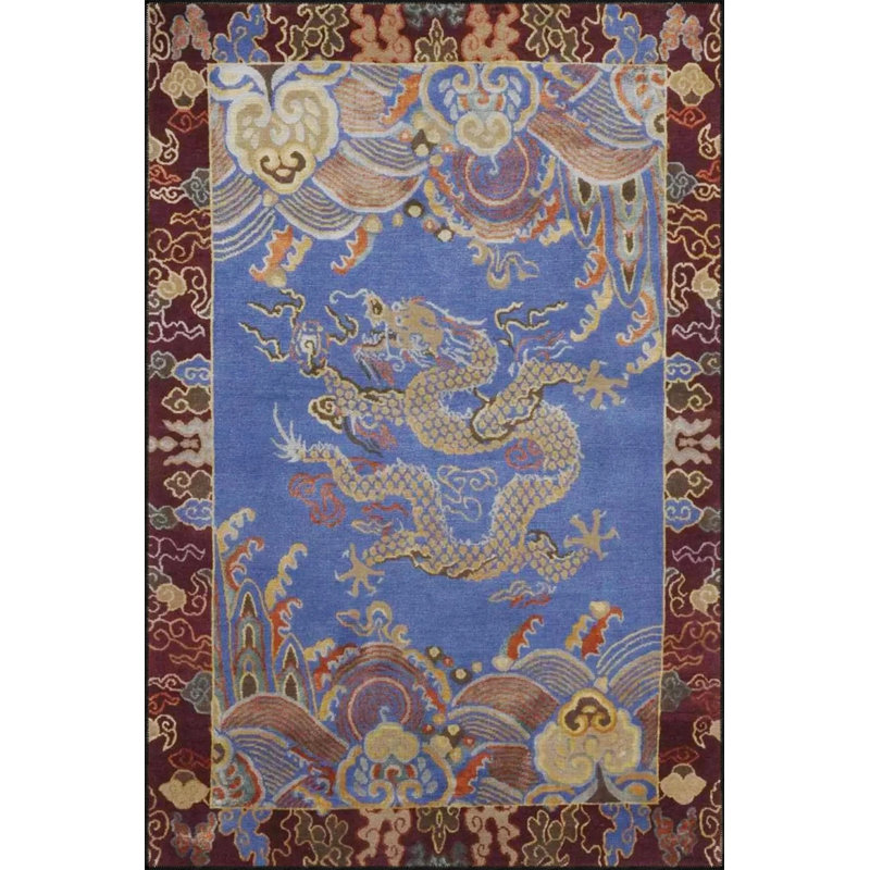 Tapis lavable Dragon, Tapis de couloir 2 pi 6 po x 9 pi 11 po