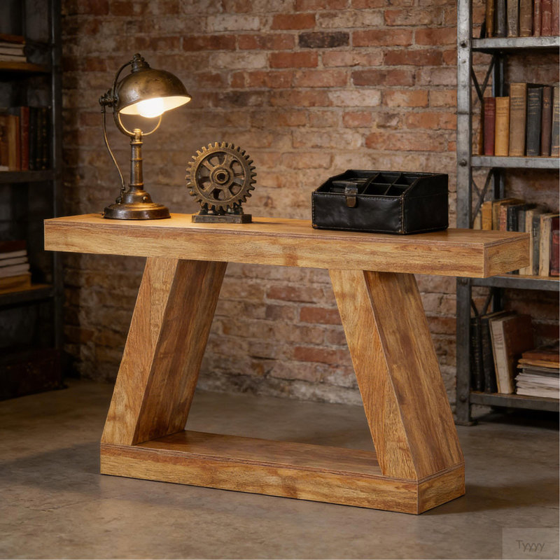 Table de canapé, console de rangement, table d'appoint décorative