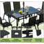 Ensemble de conversation de style moderne, ensemble de 8 meubles de patio