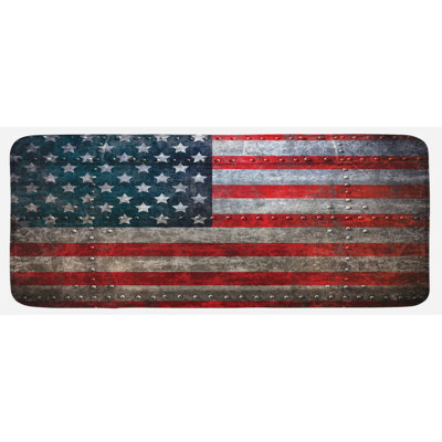 Tapis de cuisine american flag