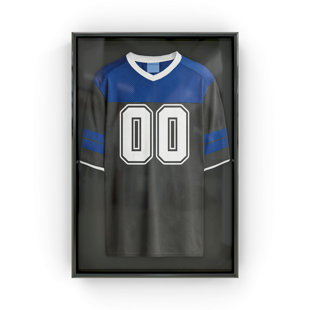 Snap - Sports Jersey Display Case -Acrylic Shadow Box - 20" x 30" - Black Wall Mount Room Décor