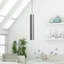 Luminaire suspendu à cylindre simple 1 lumière Chambery-807336859