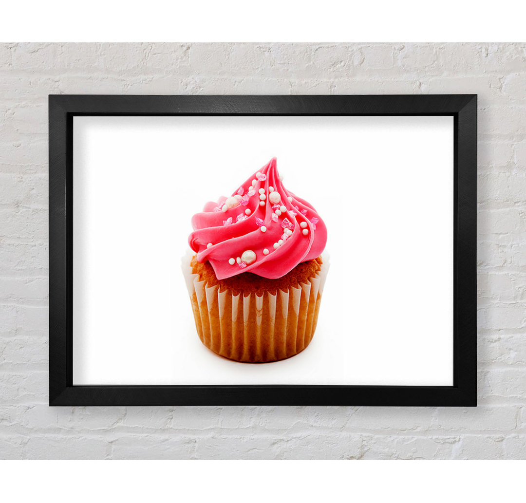 Gerahmter Kunstdruck Beautiful Pink Cupcake