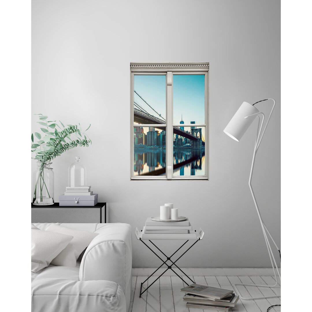 Wandtattoo Fenster Hoch Brooklyn Bridge