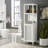Bamboo Storage Cabinet, Freestanding Bathroom & Living Room Organizer With Door & Shelves, Large Capacity, Space Saving, Easy Assembly-263509768