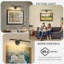 23.6" Black Dimmable Hardwired LED Picture Light with Adjustable Swing Arm LED Wall Light for Artwork
