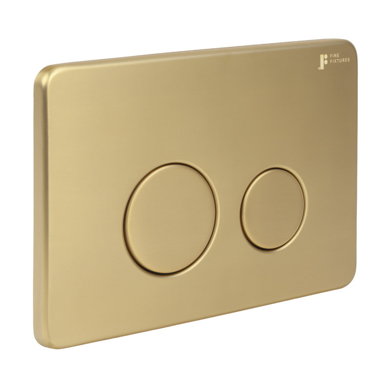Nebula Metal Concealed Tank Actuator, Satin Brass