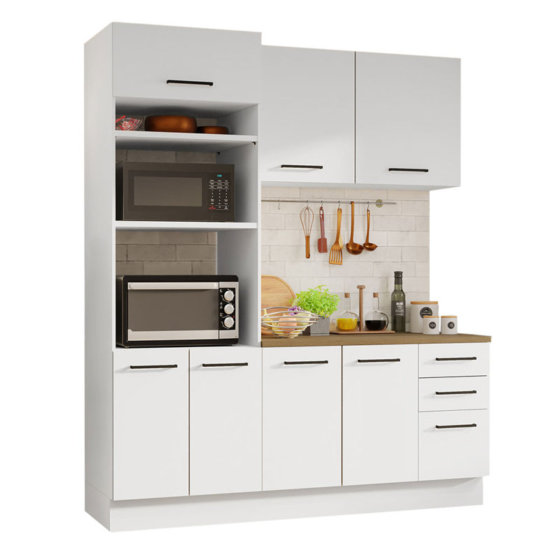 Hokku Designs Hazel 3-Piece Kitchen Storage Set - White