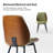  Oakham 19.75''W Modern Solid Wood Dining Chair Set with Bent Wood-1284401357-1284401356