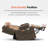 26'' Seat Width Dual Motor Power Recliner Lift Chair with Dual Heating, Infinite Position, Fabric Upholstered-1430358260