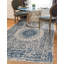 Tapis bleu Contemporary Hitchens-920039685