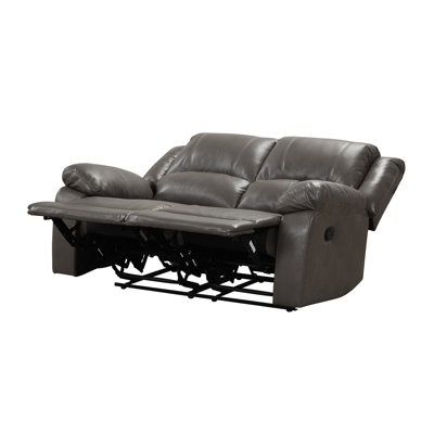 60.4" W Transitional Loveseat, Gray