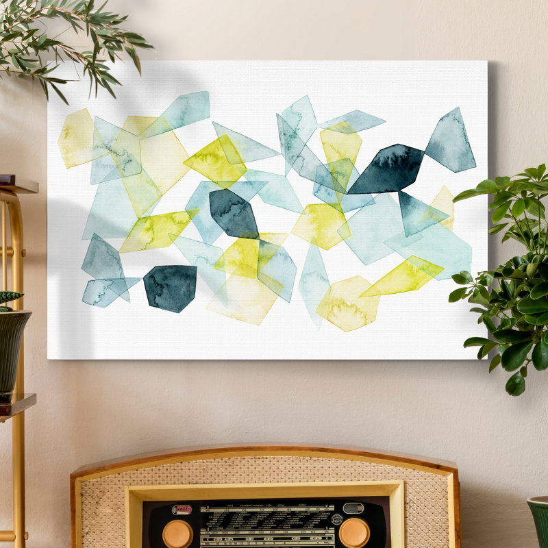 " Seaglass Abstract I ", 27" H x 18" W x 1" D