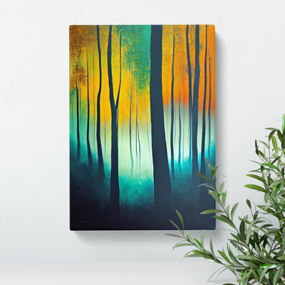 Vibrant Forest No.4 - Wall Art