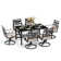 Aletse Rectangular 6 - Person 60'' Long Dining Set with Cushions