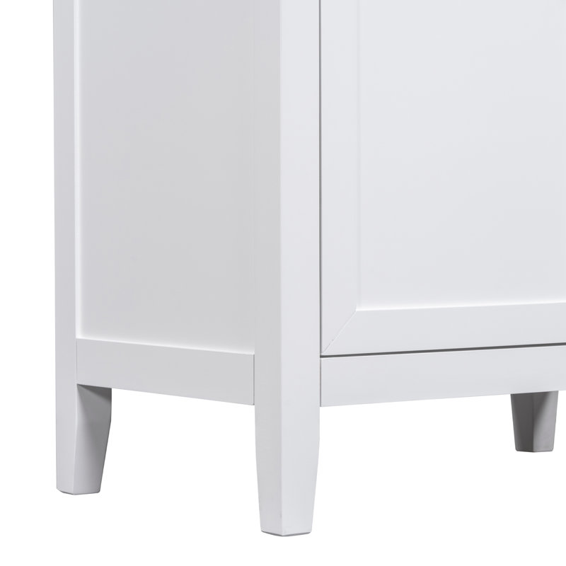 Meuble-lavabo de 30 po sans lavabo, base d'armoire seulement, armoire de salle de bain avec tiroirs, structure solide et panneau de fibres à densité moyenne