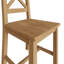 Oakham Cross Back Chair Wooden Seat