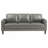 Farallone Grey 2-Piece Track Arm Sofa Set