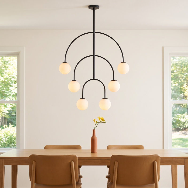 Okiro Iron 6-Light Chandelier