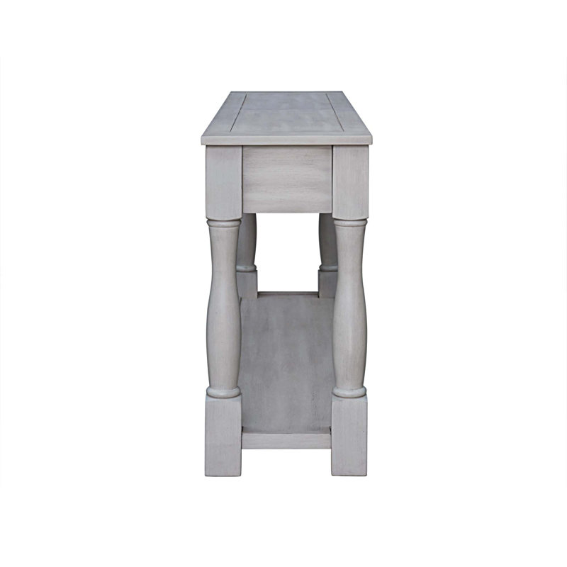 Cristle Buffet Table, Gris délavé
