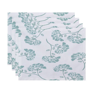 Gorrell Polyester Floral Rectangle Placemat (Set of 4)