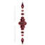 Ornement en forme de fleuron 41 po Vickerman-63983099