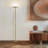 Sky Flux Industrial 63" Dimmable LED Floor Lamp with Adjustable Head-871956148-816395582