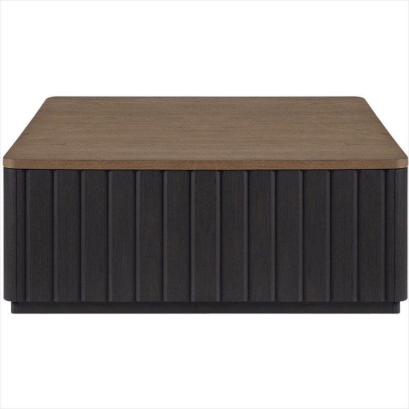 Channel Cocktail Table W/ Casters