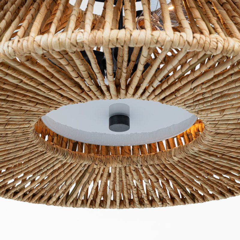 Antigua 3 - Light Flush Mount, 10" H x 23" W x 23" D